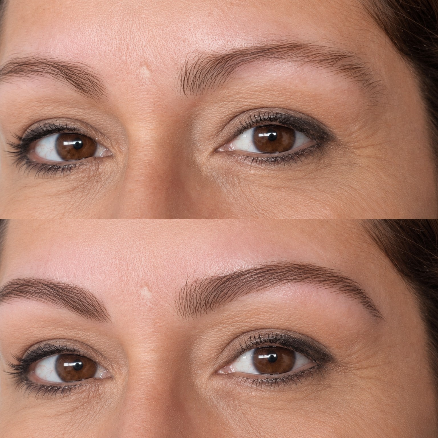 Resultado real de microblading